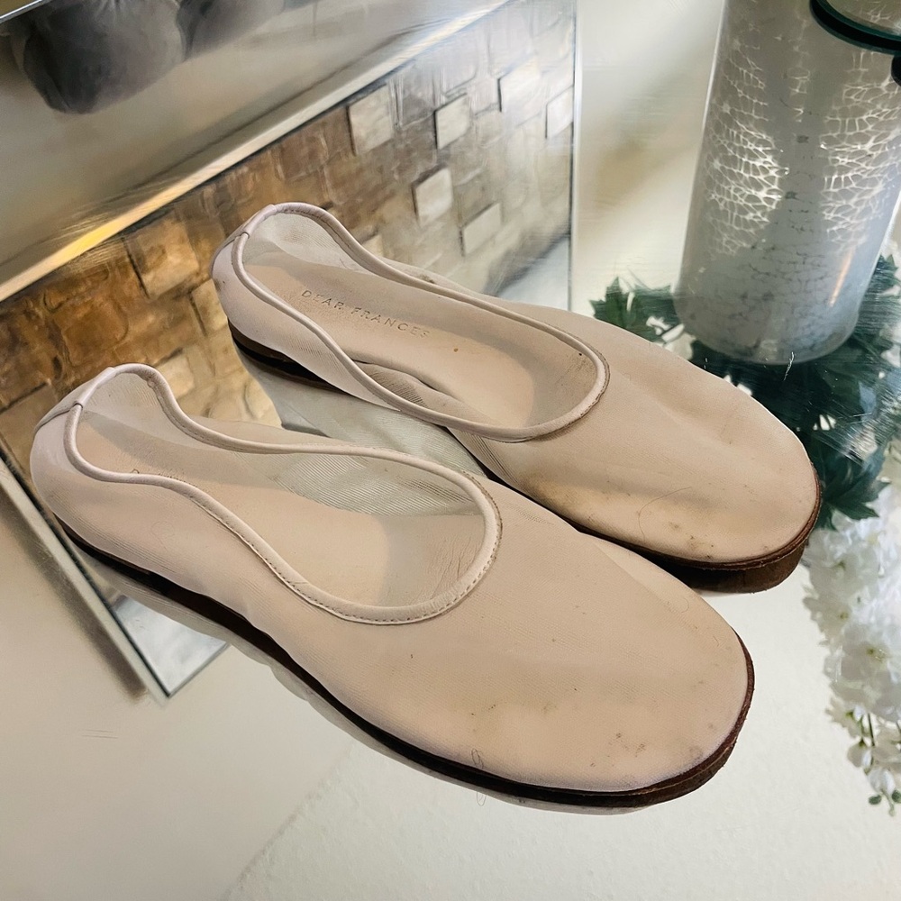 Dear Frances Balla Mesh, White Flats